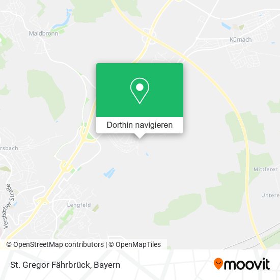 St. Gregor Fährbrück Karte