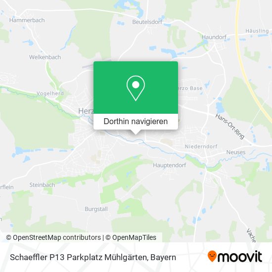 Schaeffler P13 Parkplatz Mühlgärten Karte