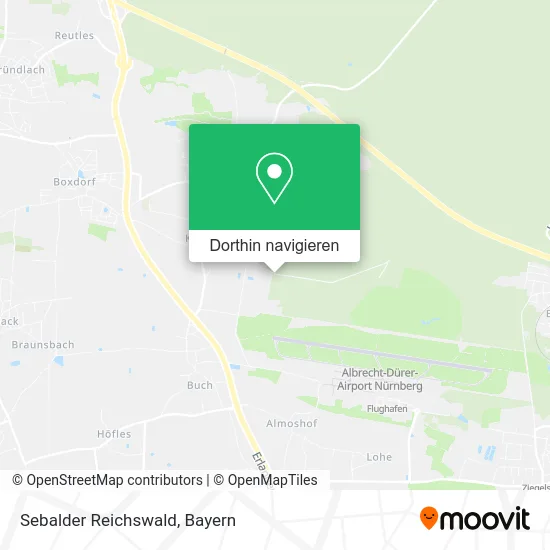 Sebalder Reichswald Karte