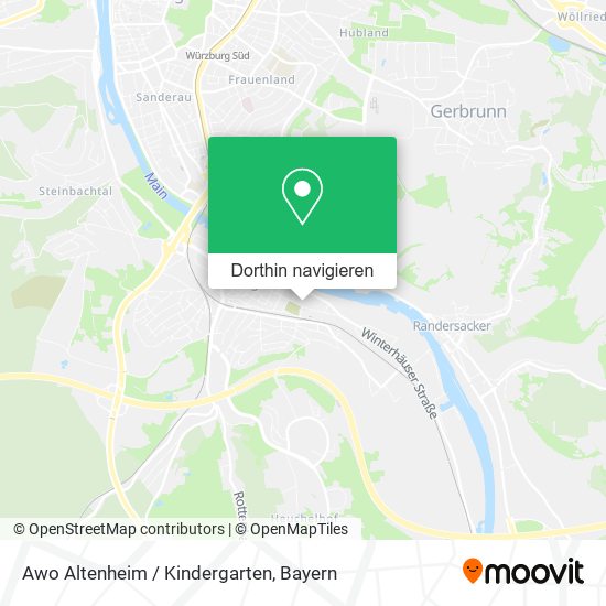 Awo Altenheim / Kindergarten Karte