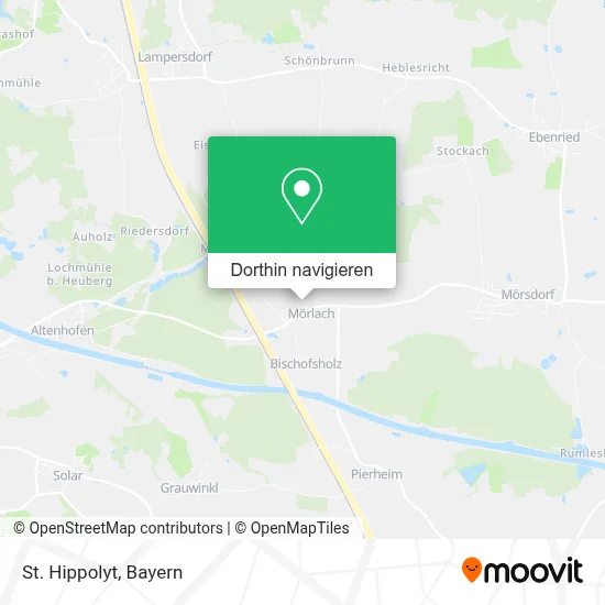 St. Hippolyt Karte