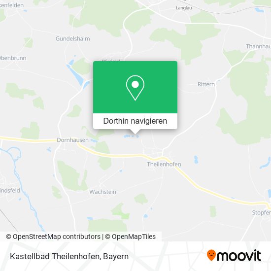 Kastellbad Theilenhofen Karte