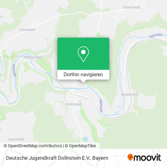 Deutsche Jugendkraft Dollnstein E.V. Karte