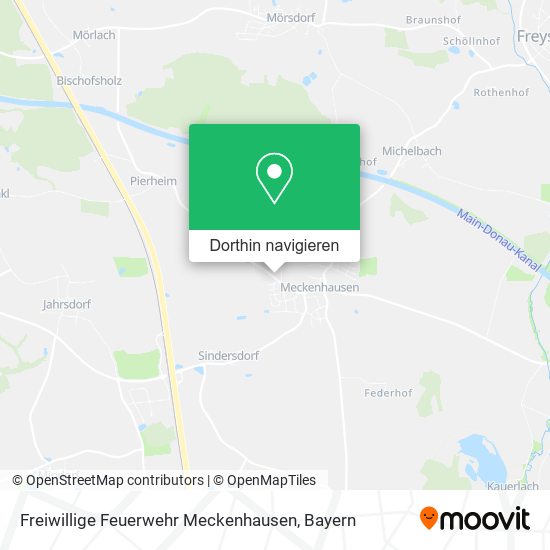 Freiwillige Feuerwehr Meckenhausen Karte
