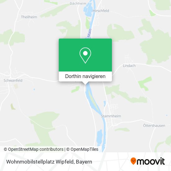 Wohnmobilstellplatz Wipfeld Karte