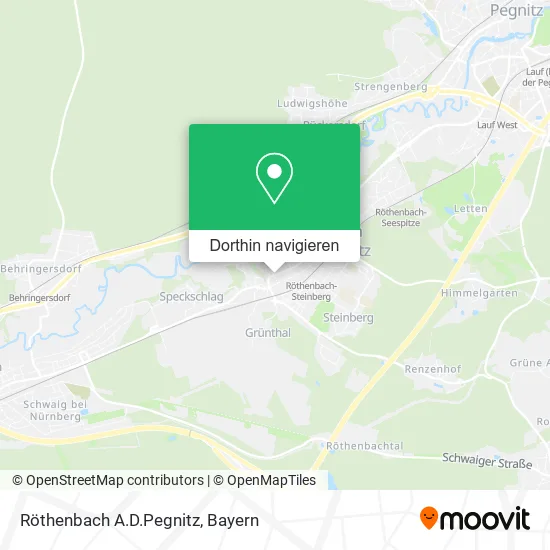 Röthenbach A.D.Pegnitz Karte