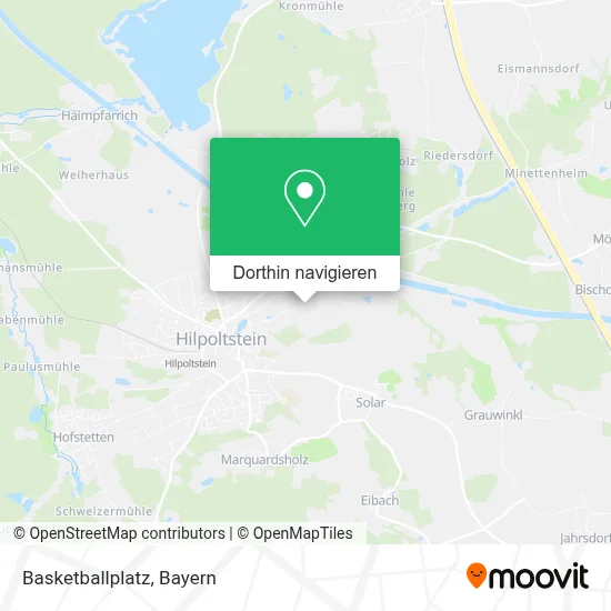 Basketballplatz Karte