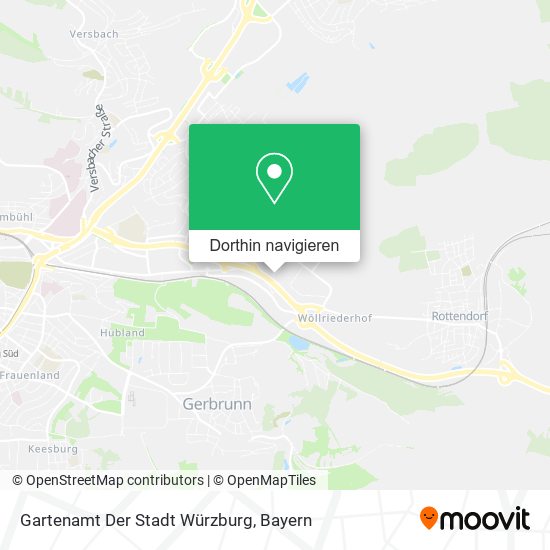 Gartenamt Der Stadt Würzburg Karte