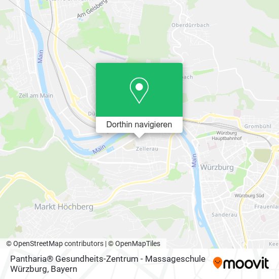 Pantharia® Gesundheits-Zentrum - Massageschule Würzburg Karte