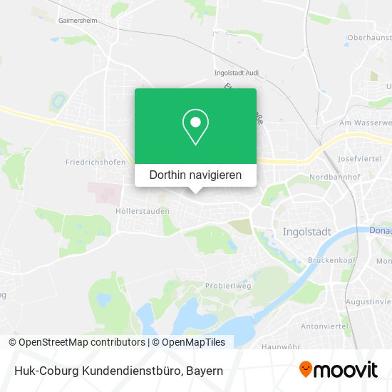 Huk-Coburg Kundendienstbüro Karte