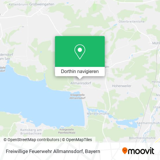 Freiwillige Feuerwehr Allmannsdorf Karte