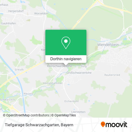 Tiefgarage Schwarzachgarten Karte