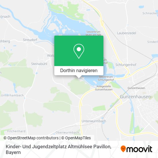 Kinder- Und Jugendzeltplatz Altmühlsee Pavillon Karte