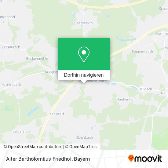 Alter Bartholomäus-Friedhof Karte