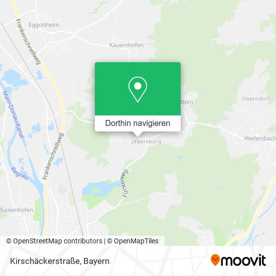 Kirschäckerstraße Karte