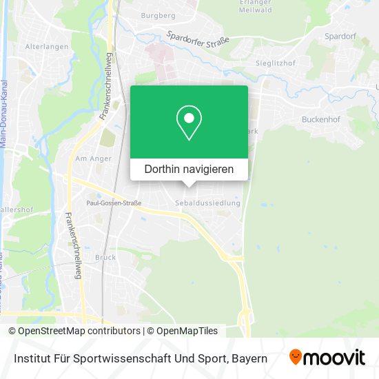 Institut Für Sportwissenschaft Und Sport Karte