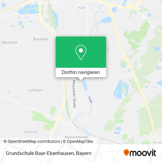 Grundschule Baar-Ebenhausen Karte