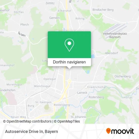Autoservice Drive In Karte