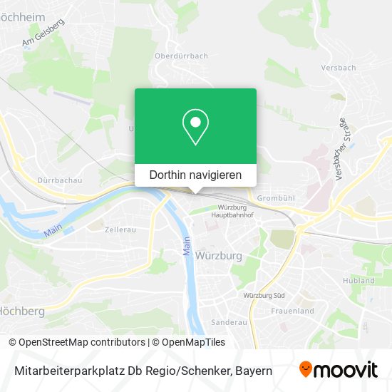 Mitarbeiterparkplatz Db Regio / Schenker Karte