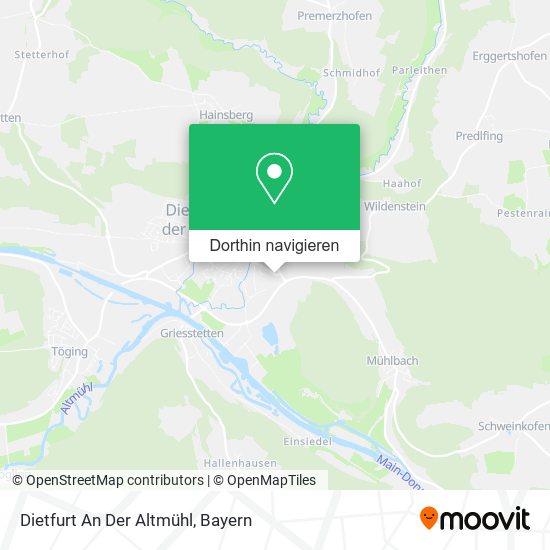 Dietfurt An Der Altmühl Karte