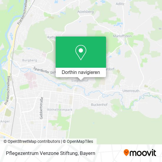 Pflegezentrum Venzone Stiftung Karte