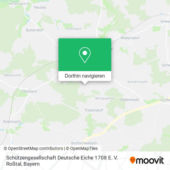 Schützengesellschaft Deutsche Eiche 1708 E. V. Roßtal Karte