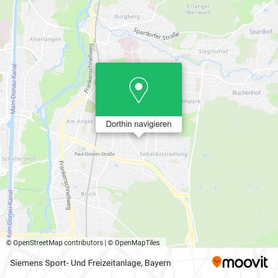 Siemens Sport- Und Freizeitanlage Karte