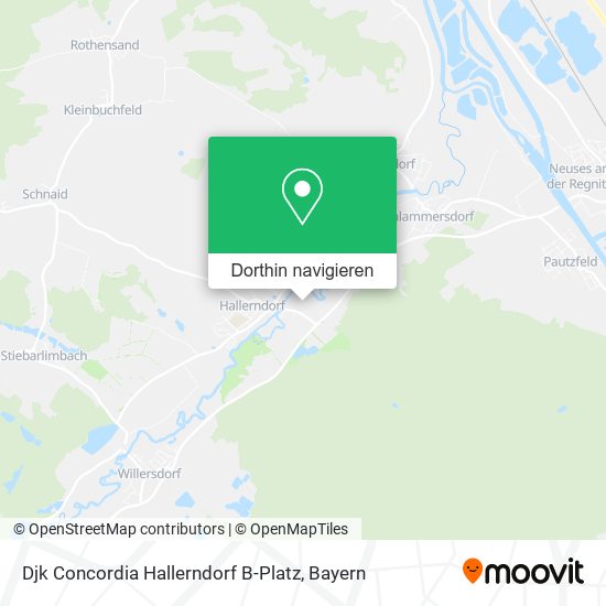 Djk Concordia Hallerndorf B-Platz Karte