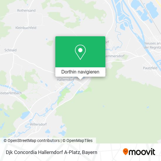 Djk Concordia Hallerndorf A-Platz Karte