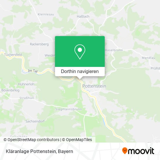 Kläranlage Pottenstein Karte