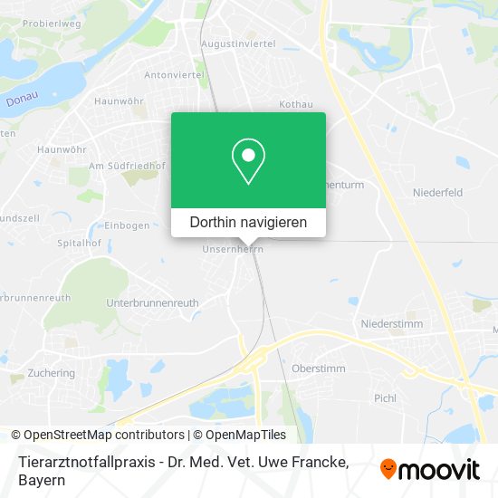 Tierarztnotfallpraxis - Dr. Med. Vet. Uwe Francke Karte