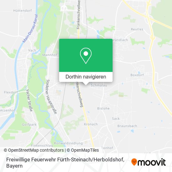 Freiwillige Feuerwehr Fürth-Steinach / Herboldshof Karte
