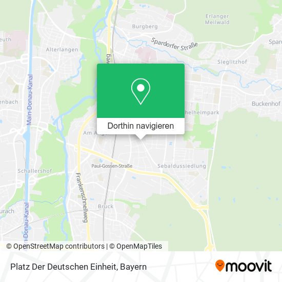 Platz Der Deutschen Einheit Karte
