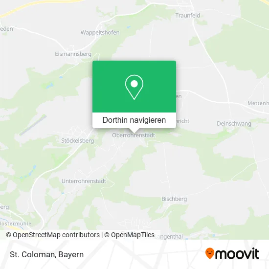 St. Coloman Karte