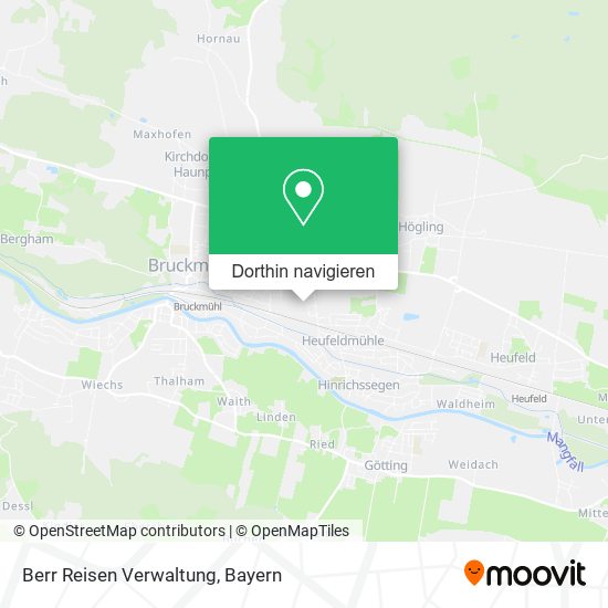 Berr Reisen Verwaltung Karte