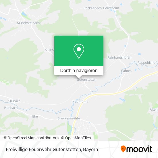 Freiwillige Feuerwehr Gutenstetten Karte