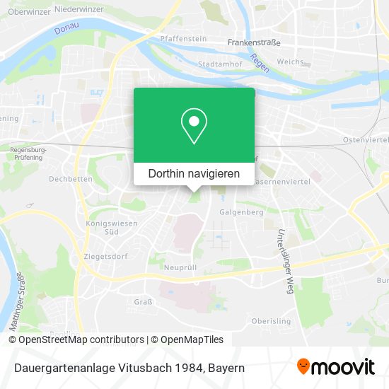 Dauergartenanlage Vitusbach 1984 Karte