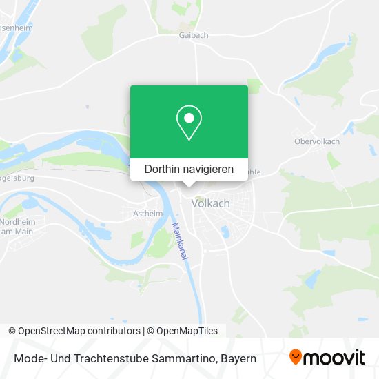 Mode- Und Trachtenstube Sammartino Karte