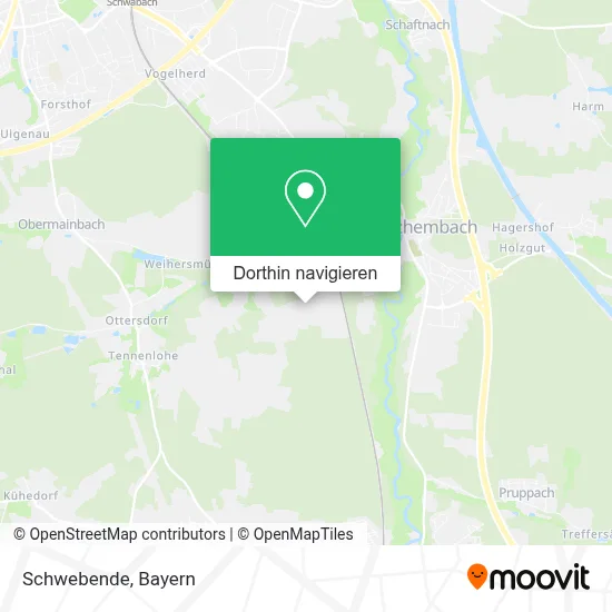 Schwebende Karte
