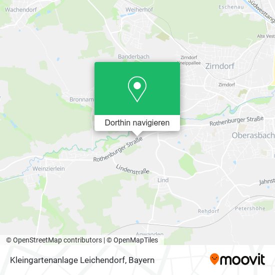 Kleingartenanlage Leichendorf Karte