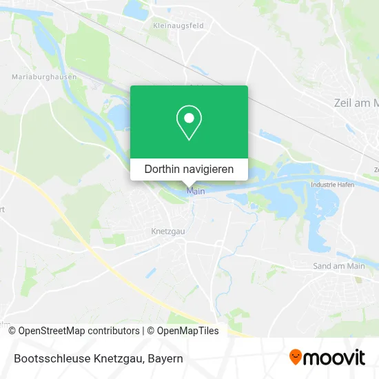 Bootsschleuse Knetzgau Karte