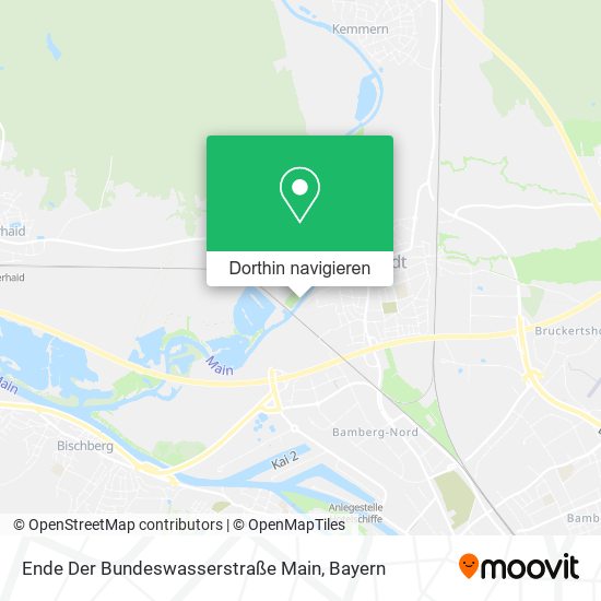Ende Der Bundeswasserstraße Main Karte