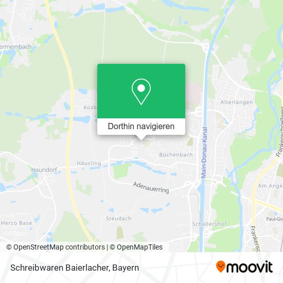 Schreibwaren Baierlacher Karte