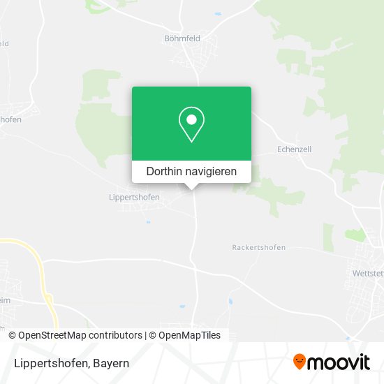 Lippertshofen Karte