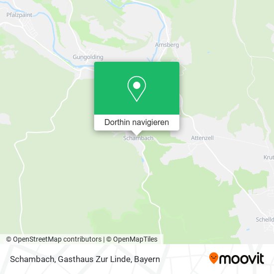 Schambach, Gasthaus Zur Linde Karte