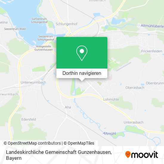 Landeskirchliche Gemeinschaft Gunzenhausen Karte