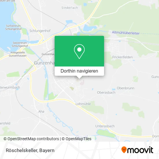 Röschelskeller Karte