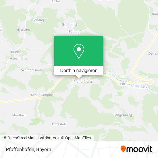 Pfaffenhofen Karte