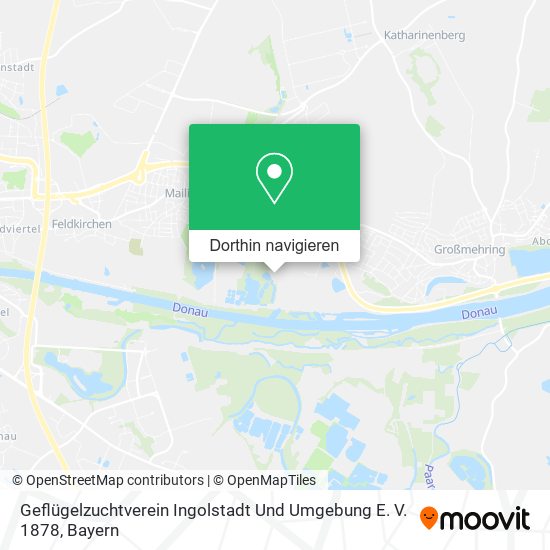 Geflügelzuchtverein Ingolstadt Und Umgebung E. V. 1878 Karte