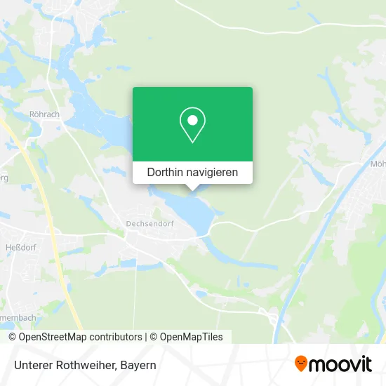 Unterer Rothweiher Karte